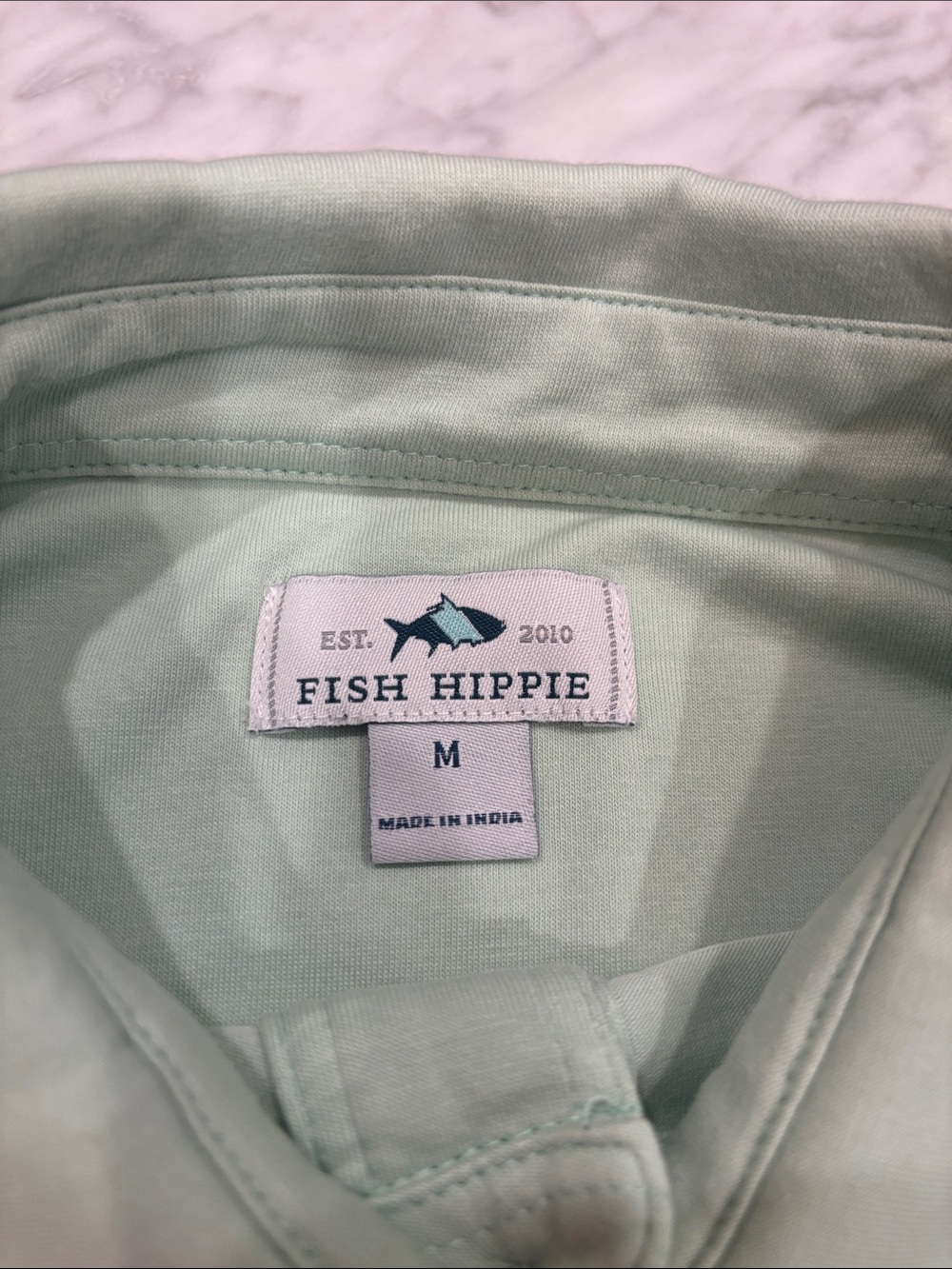 Fish Hippie gold shirt